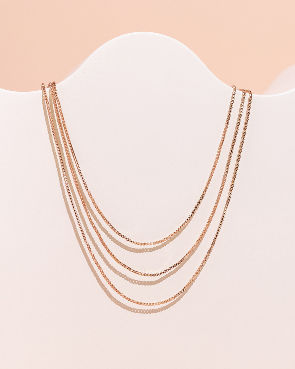 Three Layered Chain Necklace