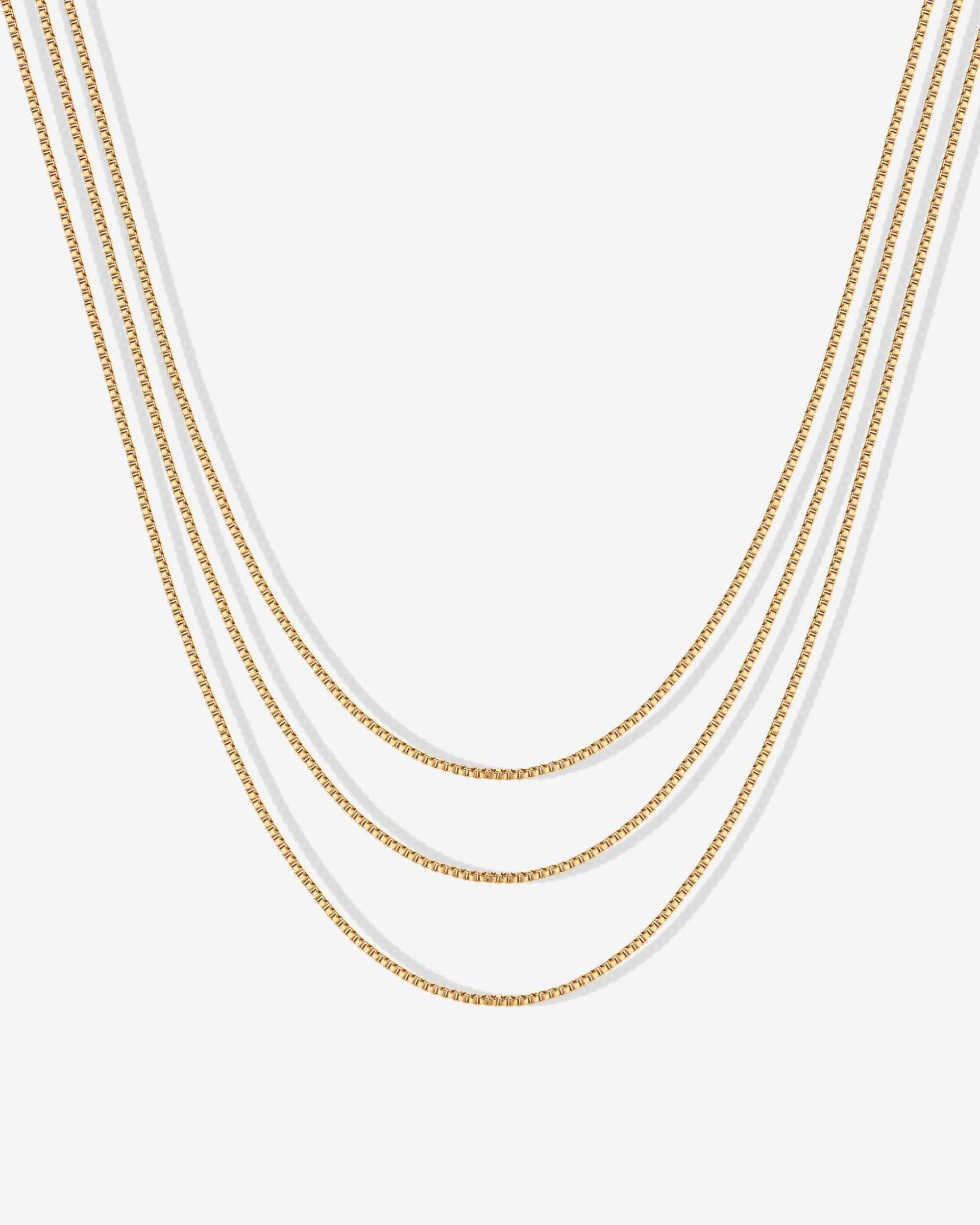 Three Layered Chain Necklace