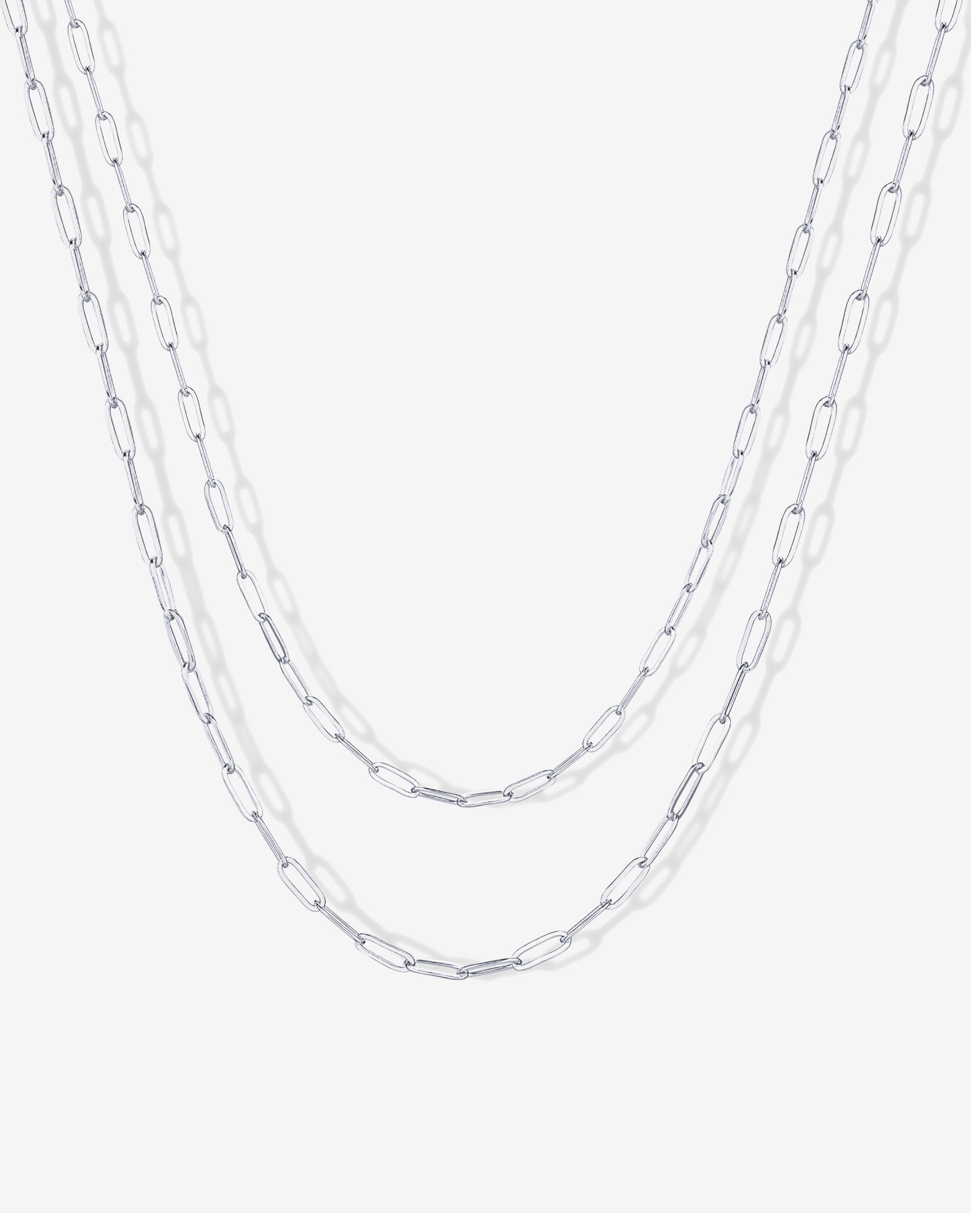 Layered Paperclip Necklace