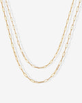 Layered Paperclip Necklace
