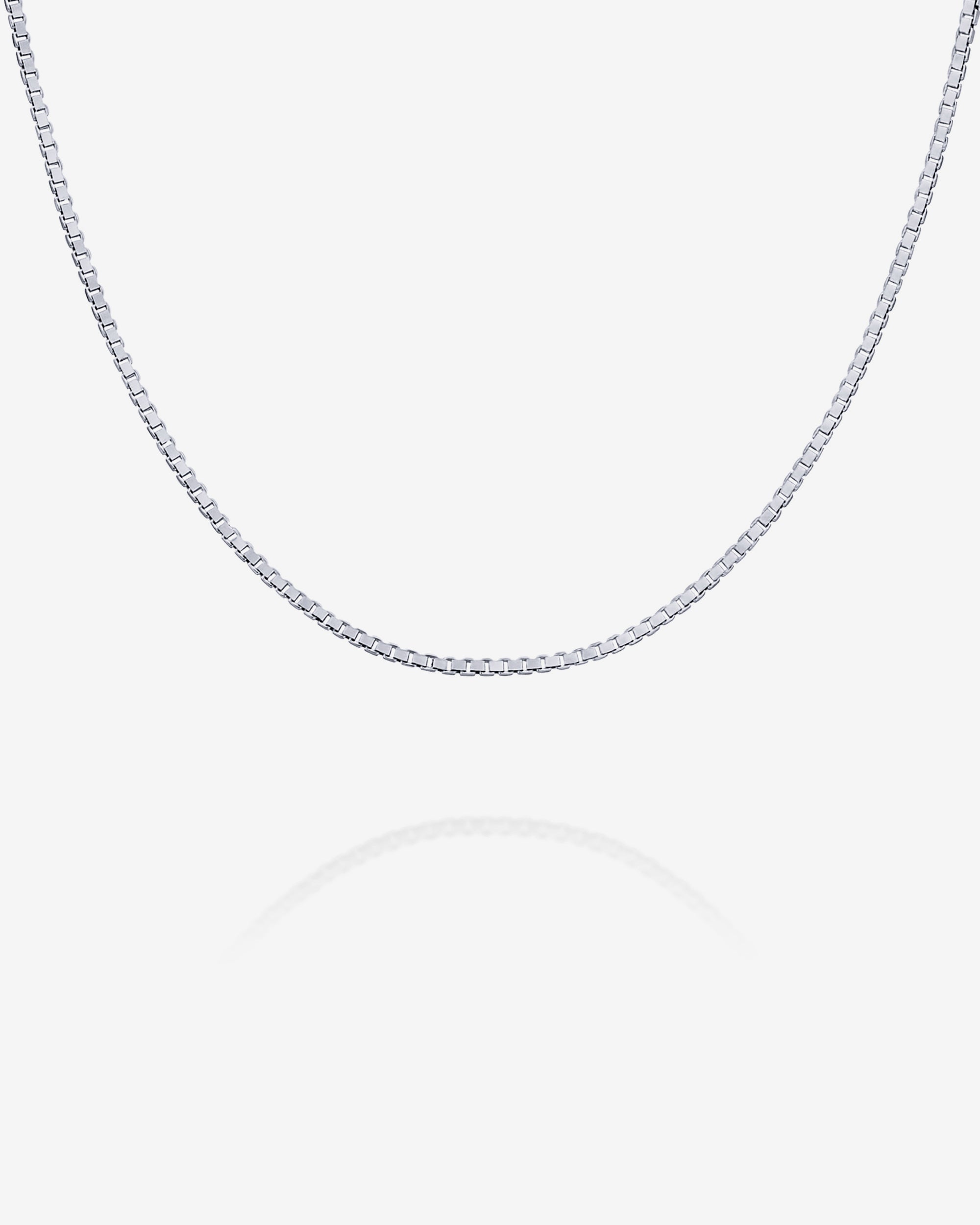 Stackable Thick Square Box Chain Necklace