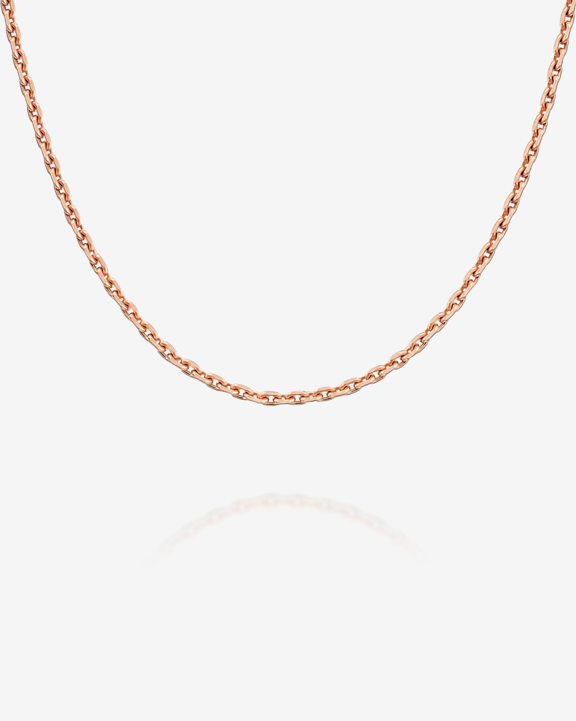 Thin Cable Chain Necklace