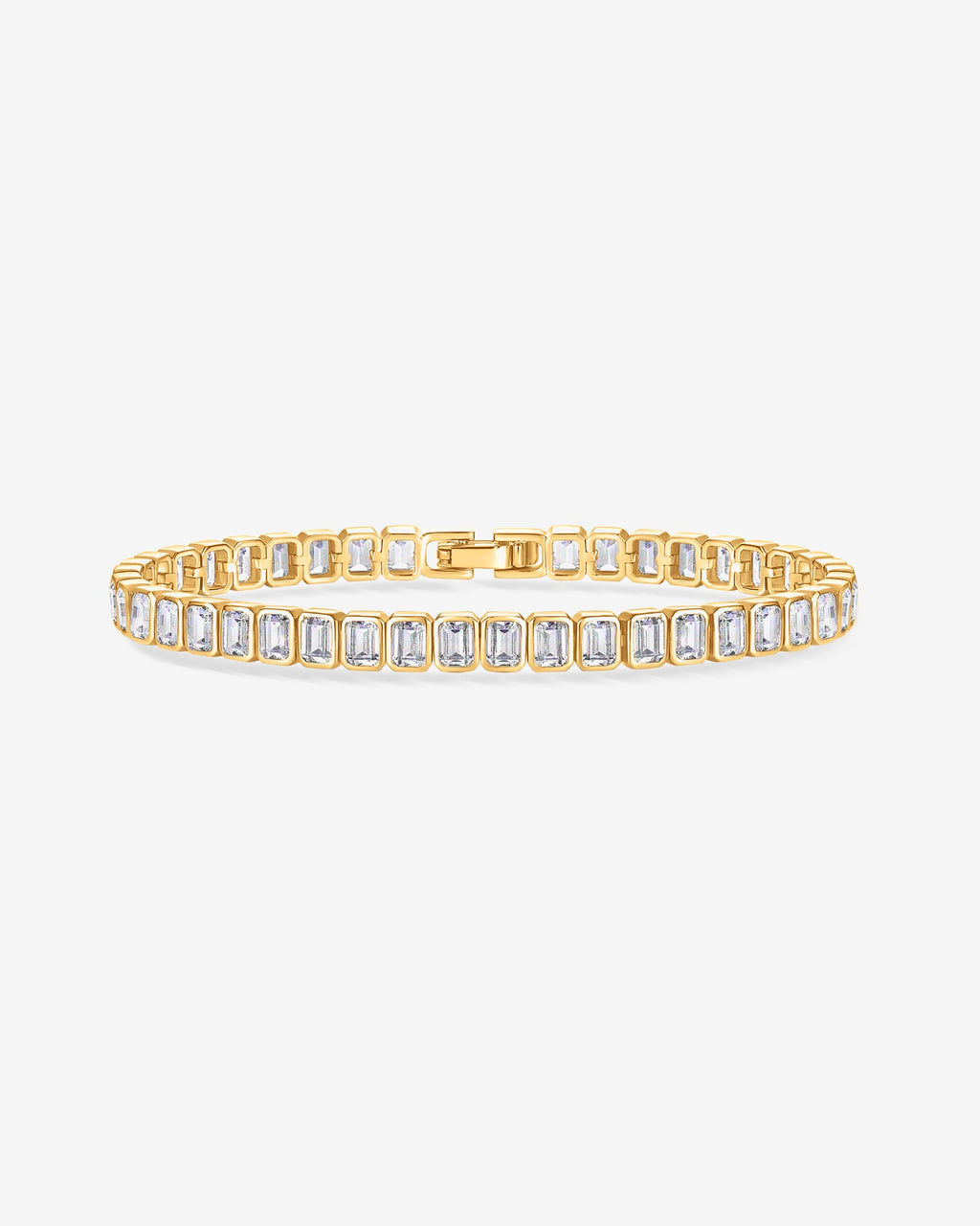 Emerald-Cut Tennis Bracelet
