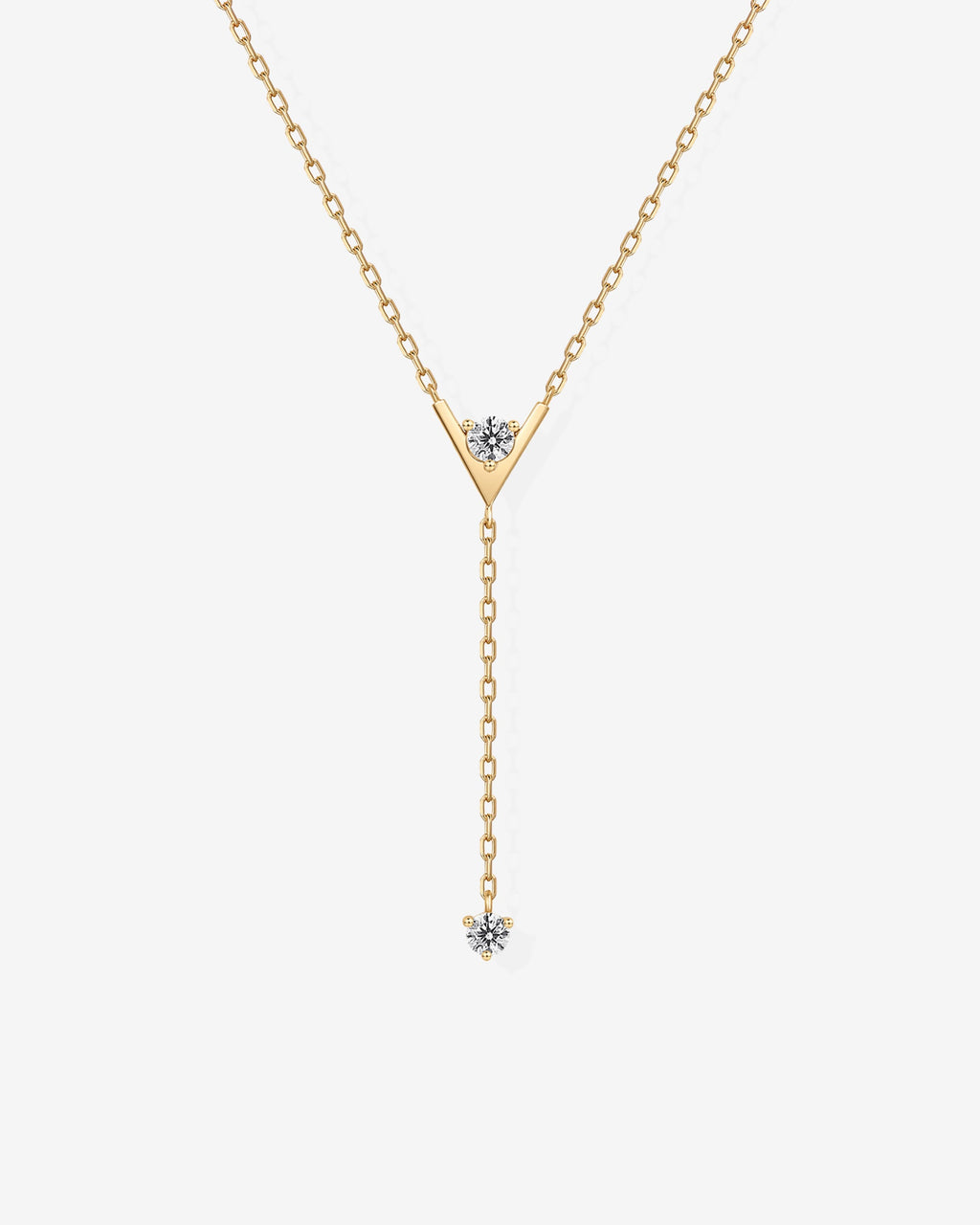 Mini Drop Lariat Necklace