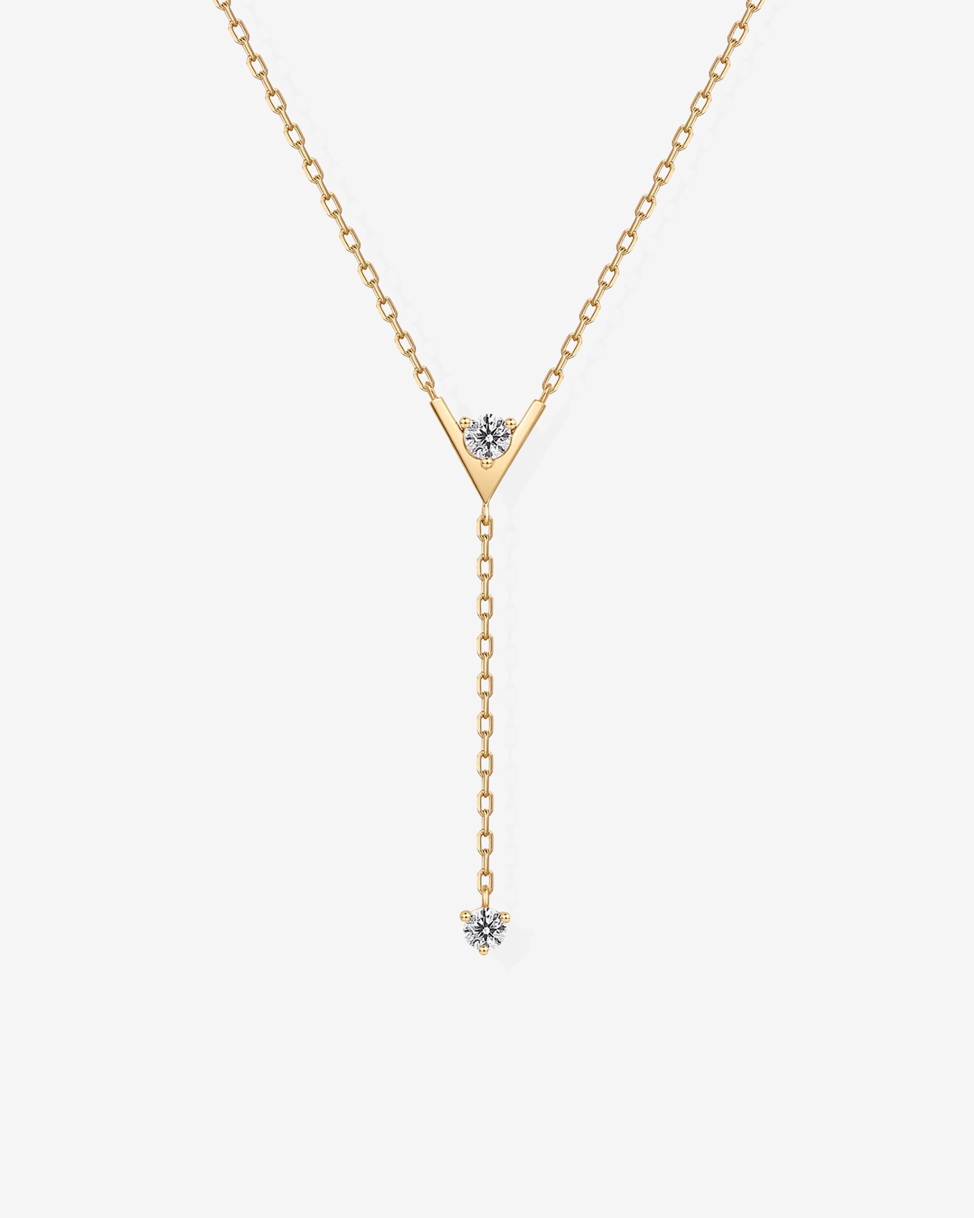 Mini Drop Lariat Necklace