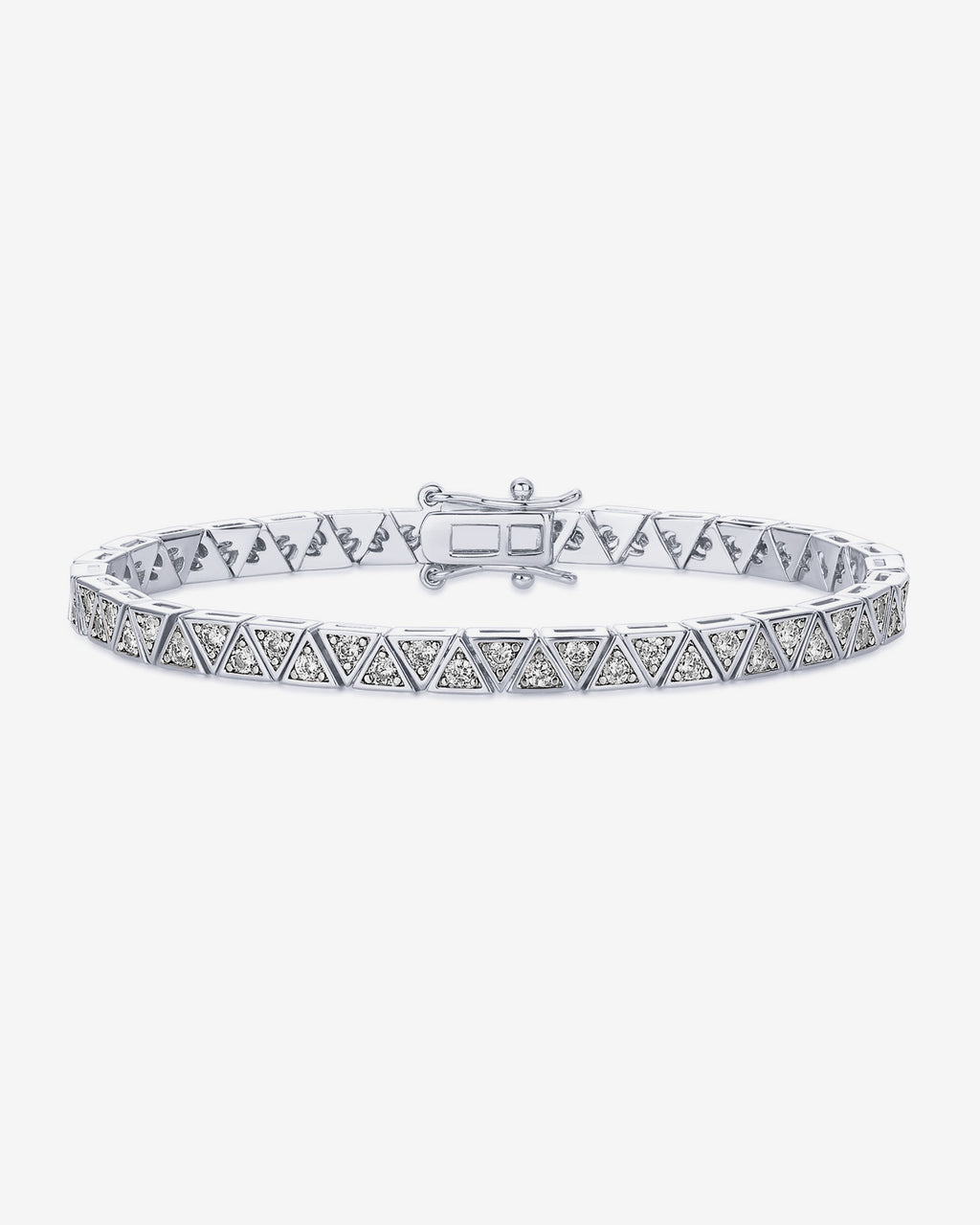 Trillion Cut Tennis Bracelet