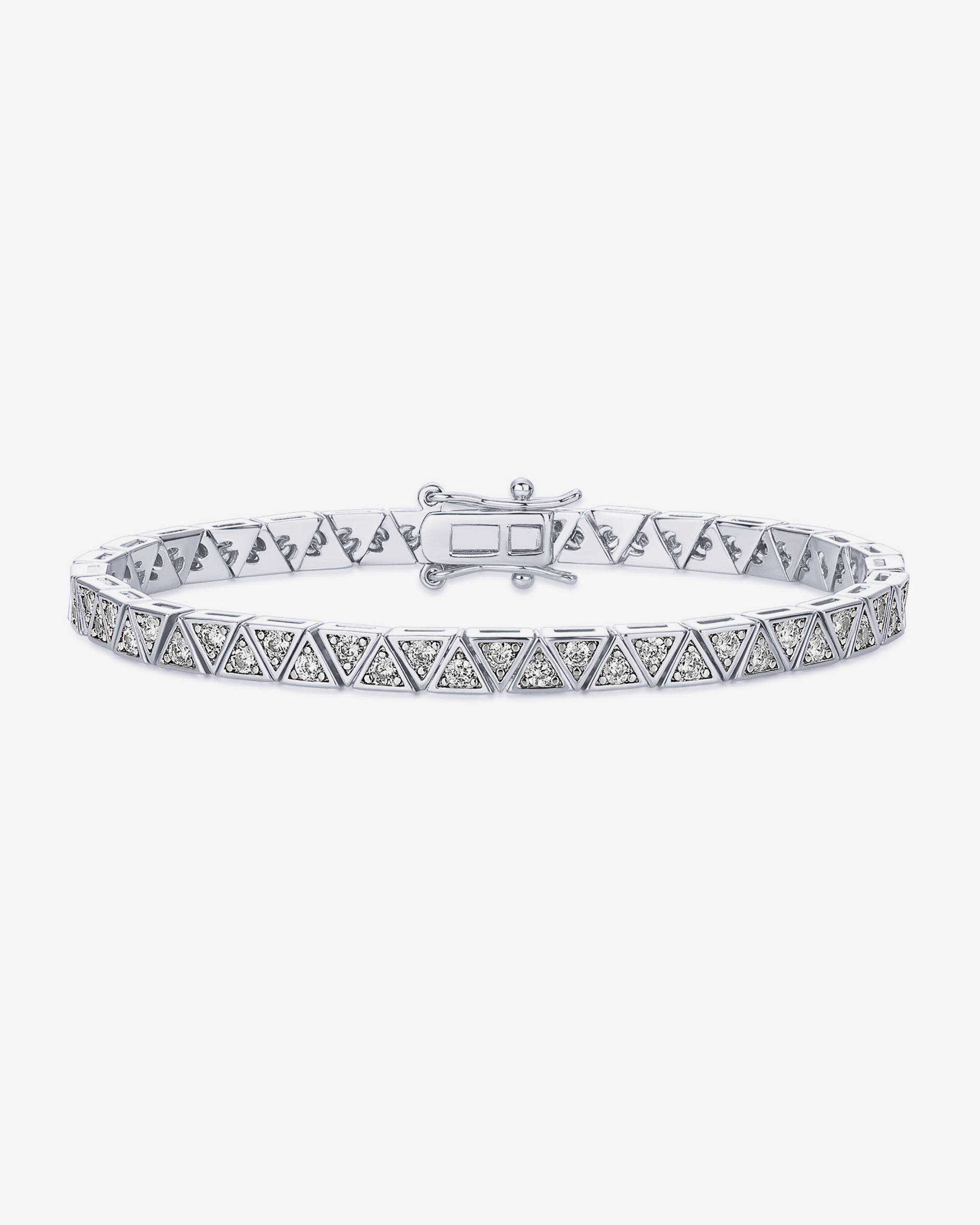 Trillion Cut Tennis Bracelet