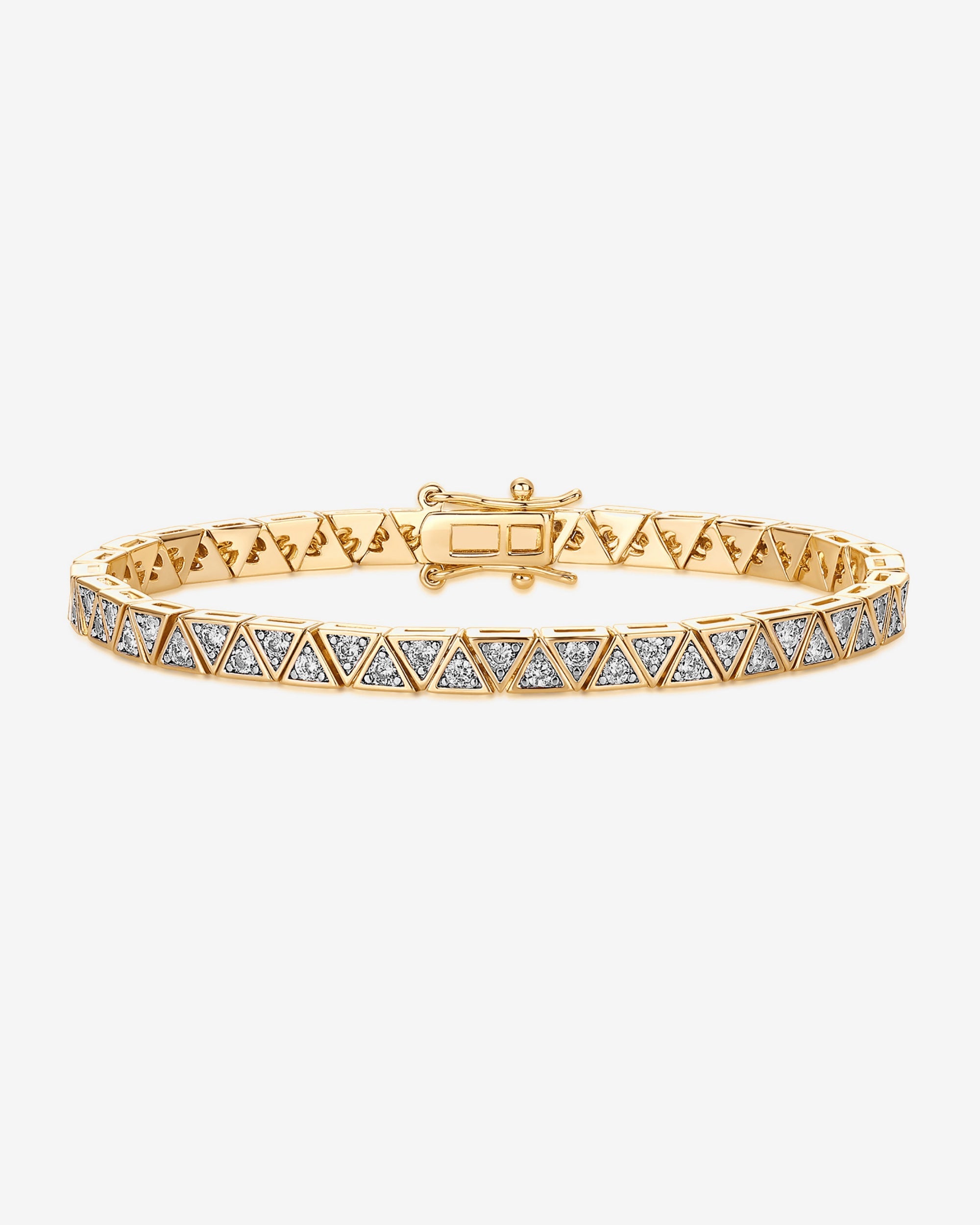 Trillion Cut Tennis Bracelet