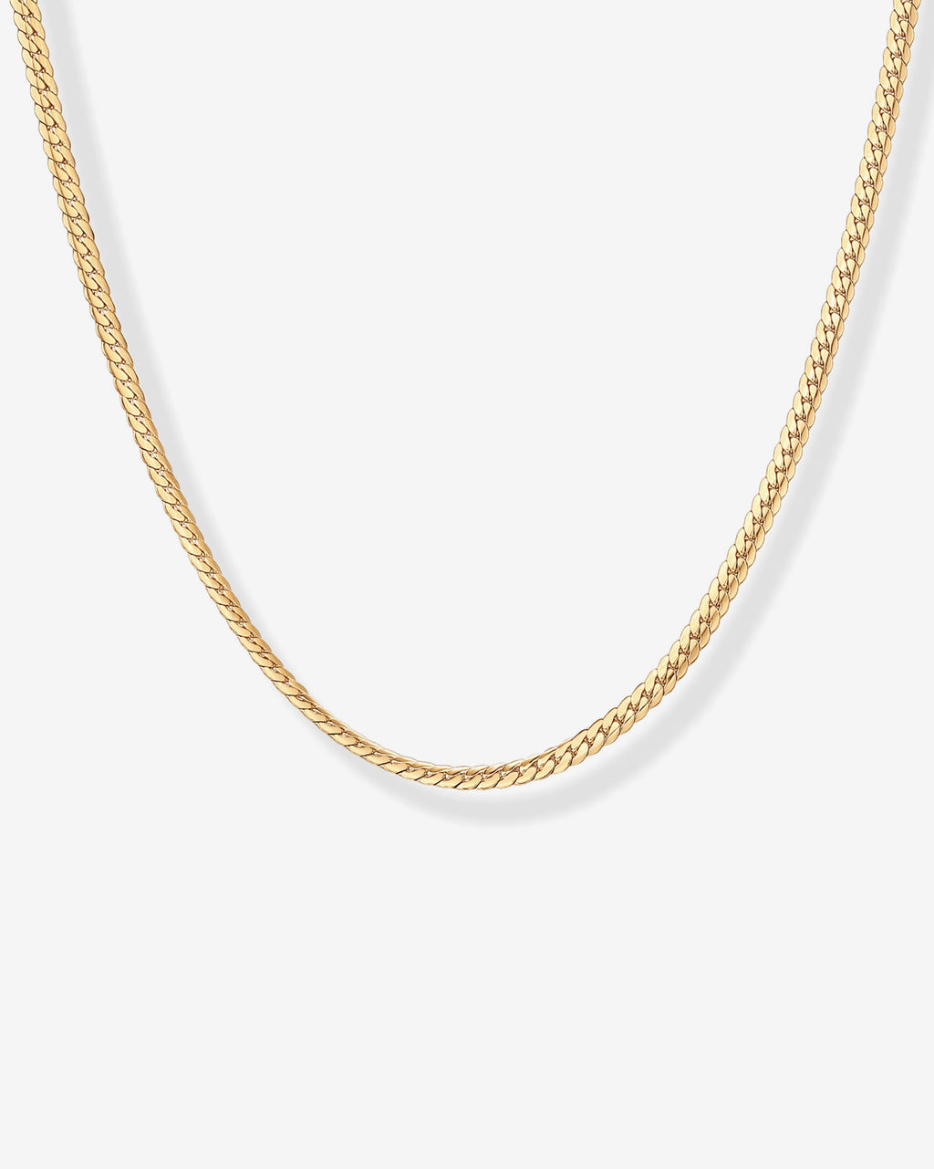 Waterproof Curb Chain Necklace