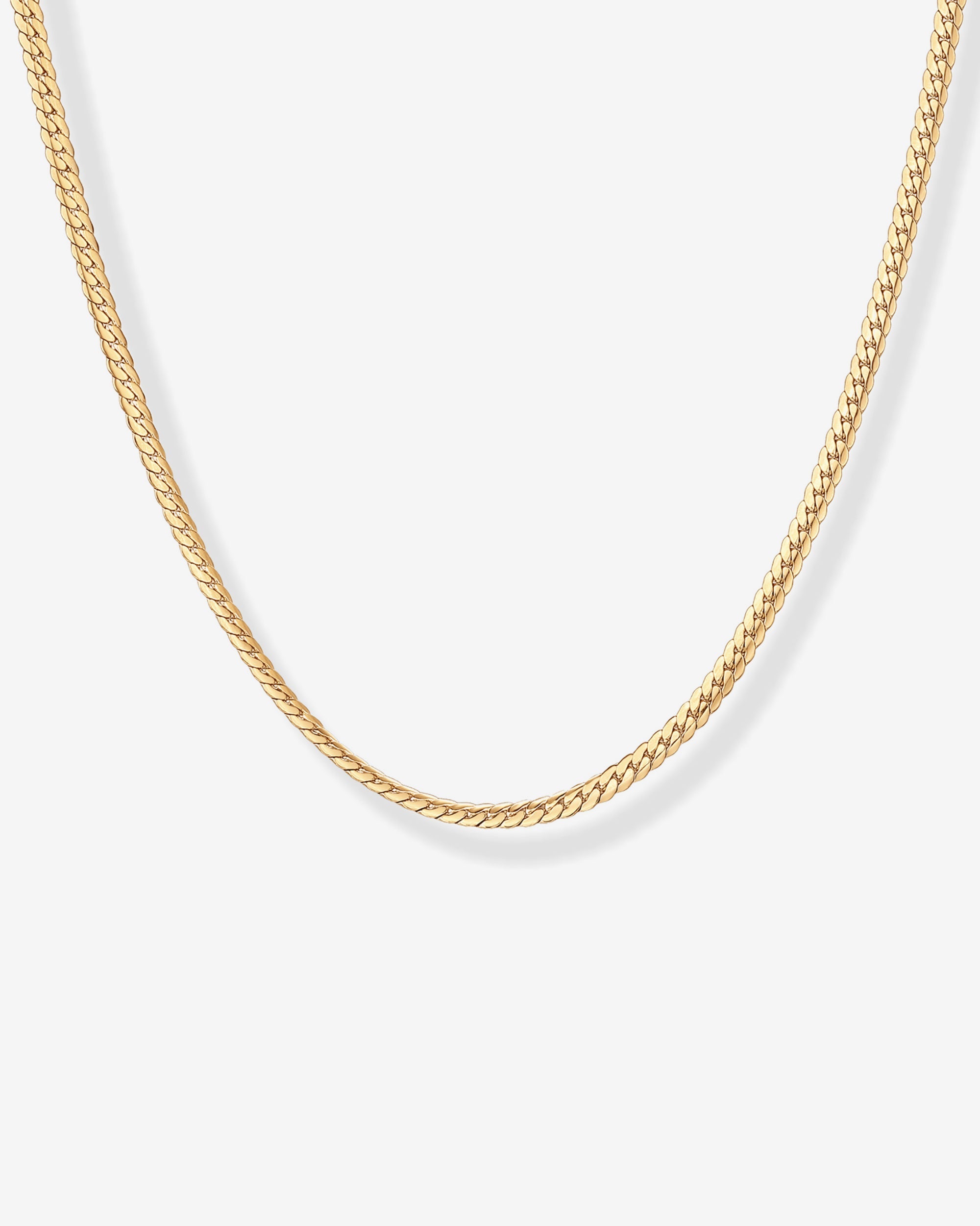 Waterproof Curb Chain Necklace