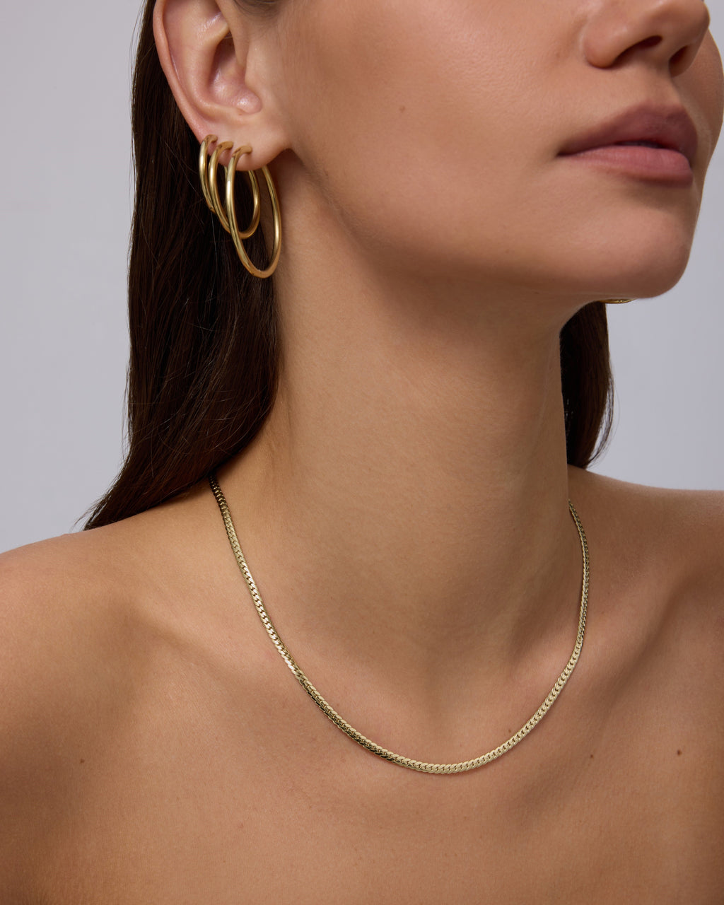 Waterproof Curb Chain Necklace