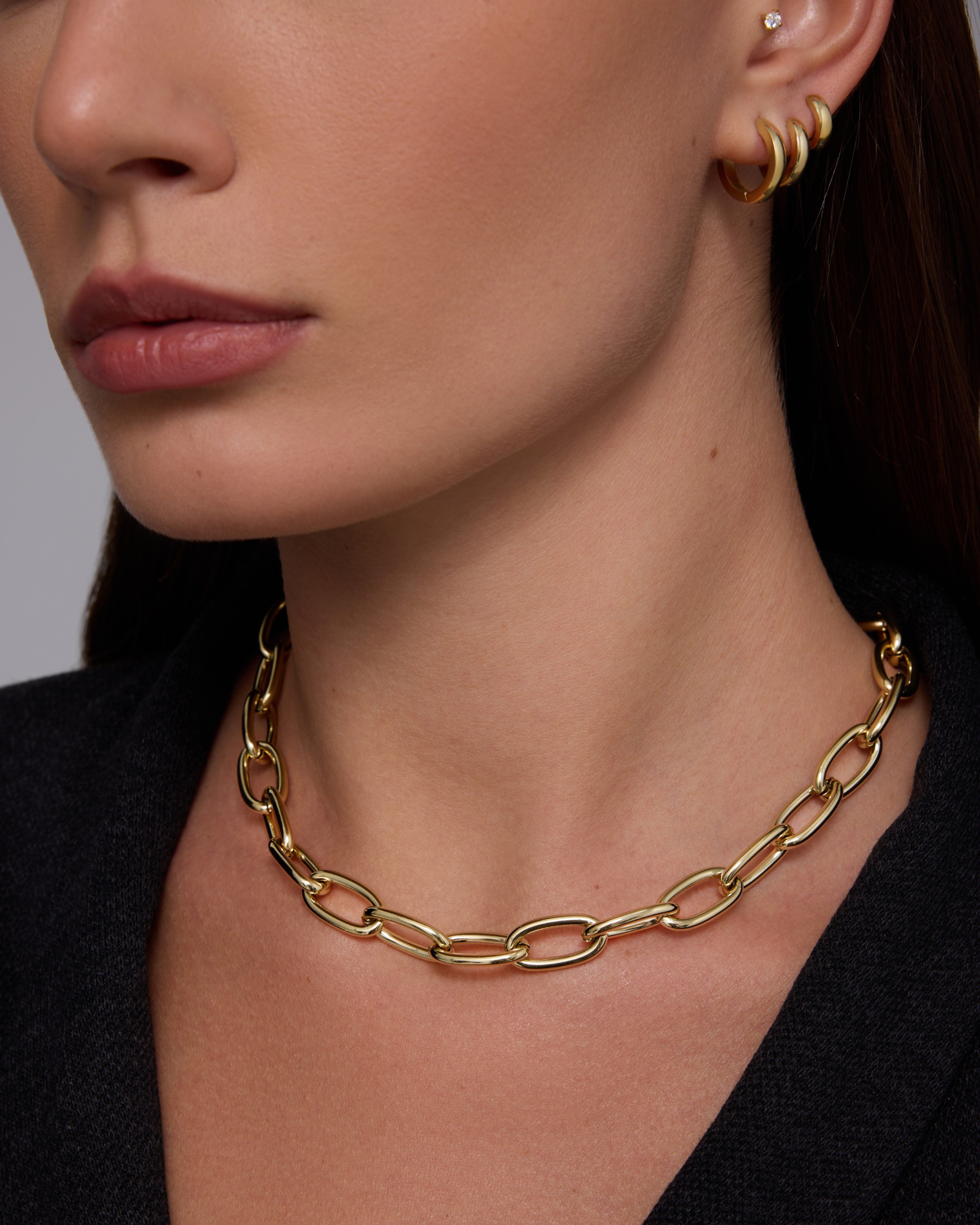 Waterproof Paperclip Chain Necklace