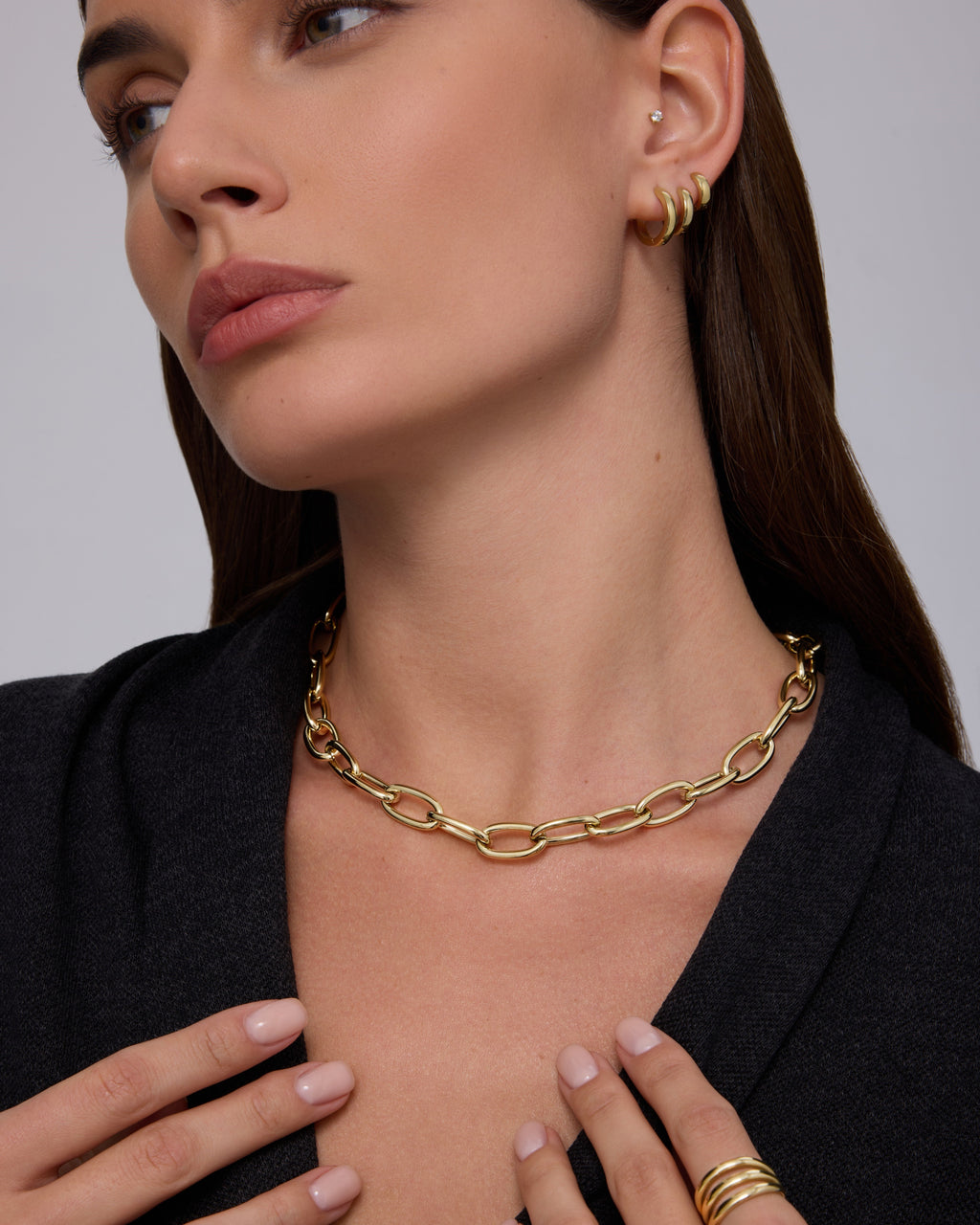 Waterproof Paperclip Chain Necklace