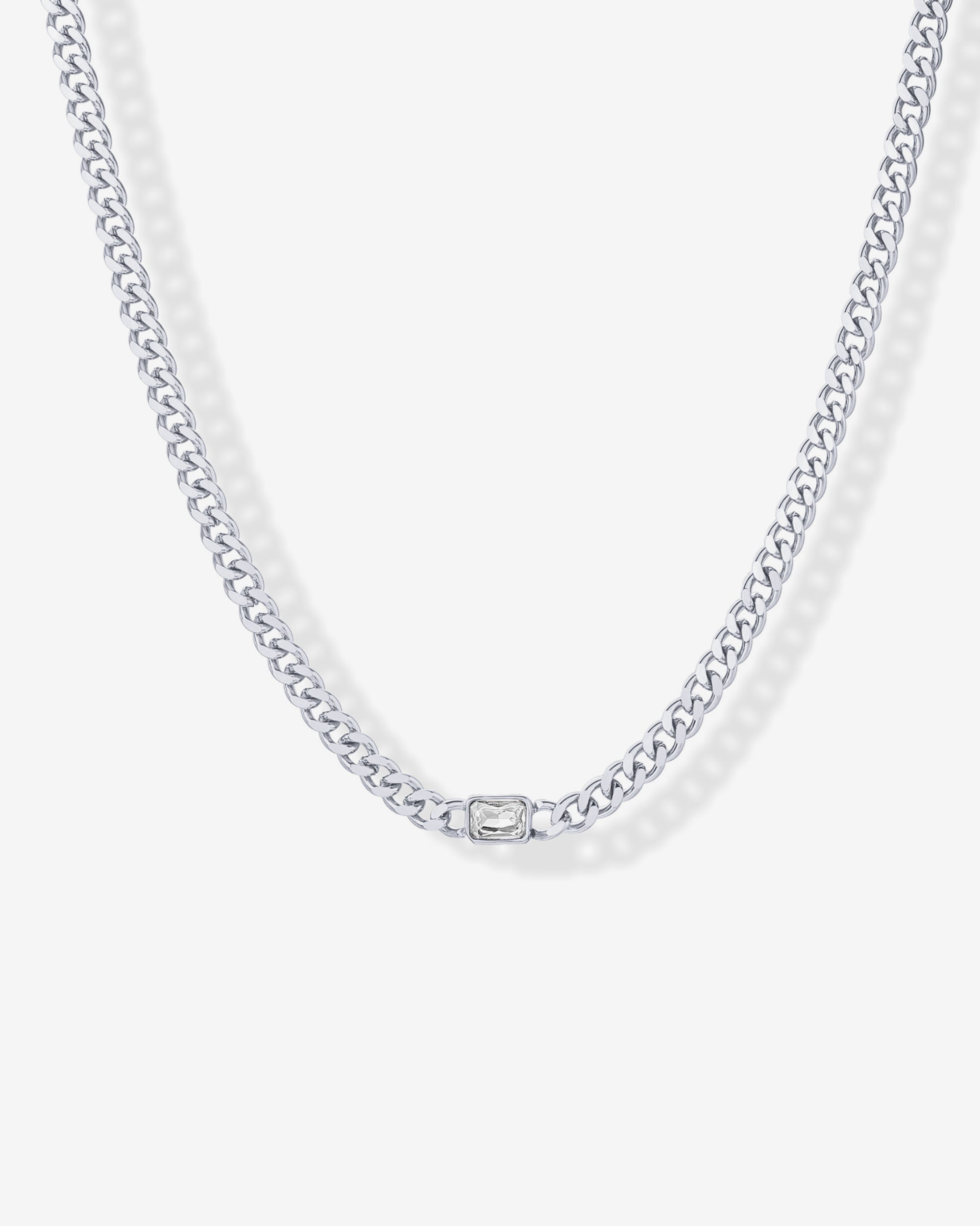 CZ Cuban Link Chain Necklace