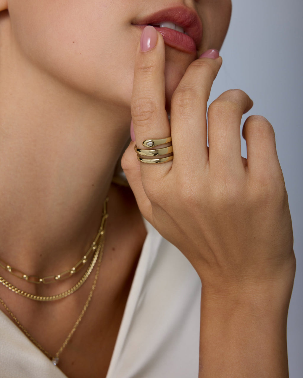 Waterproof Snake Wrap Ring