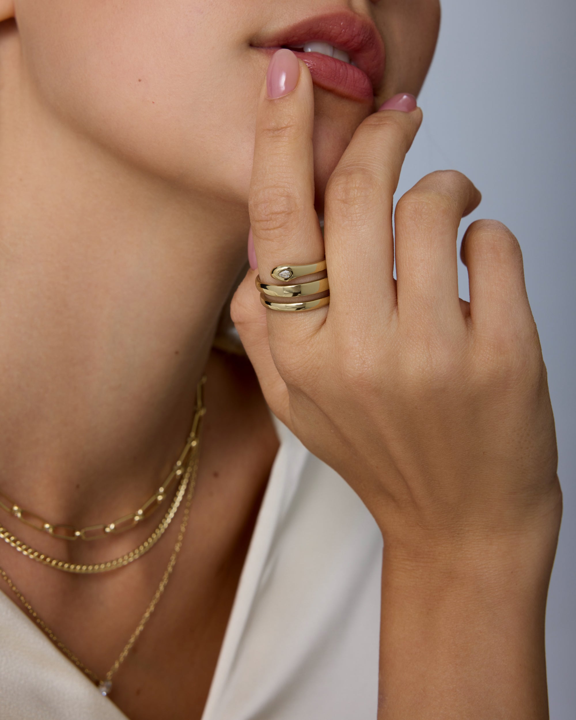 Waterproof Snake Wrap Ring