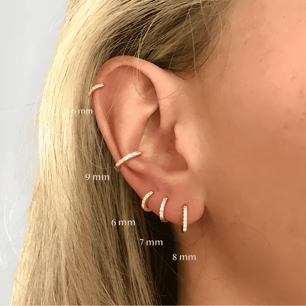 Amara Huggie Hoop Earrings Set