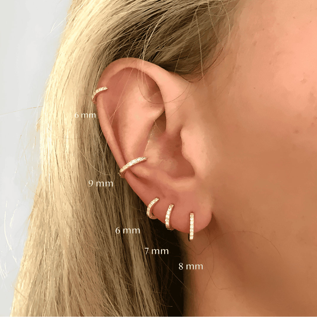Amara Huggie Hoop Earrings Set