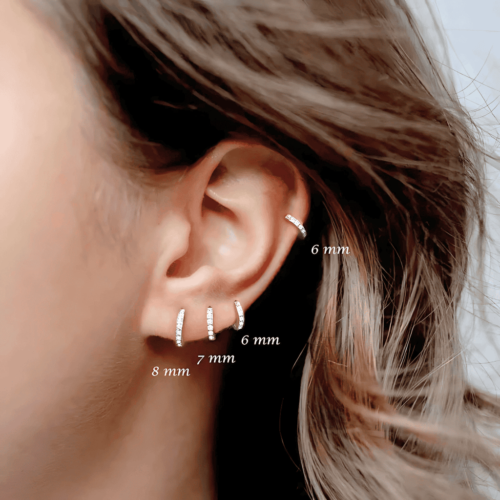 Amara Huggie Hoop Earrings Set