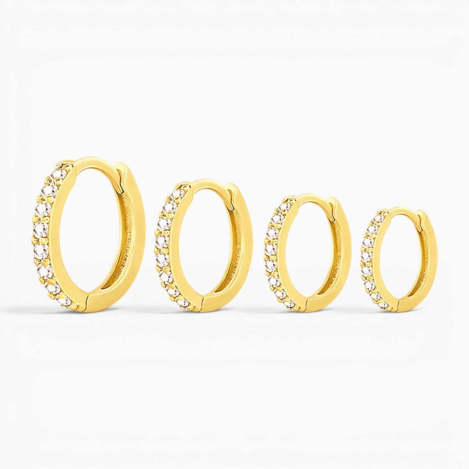 Amara Huggie Hoop Earrings Set