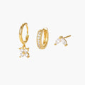 Lucky Clover Earring Trio