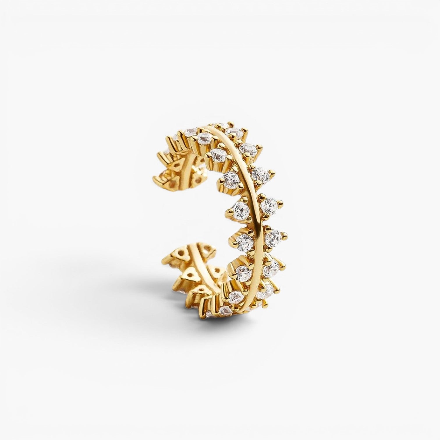 Pavé Gold Ear Cuff