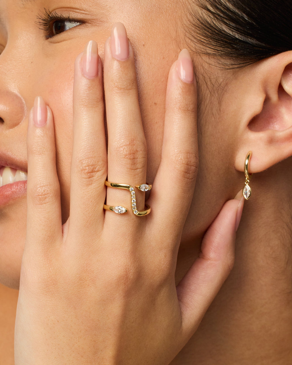 Uraeus Open Band Ring