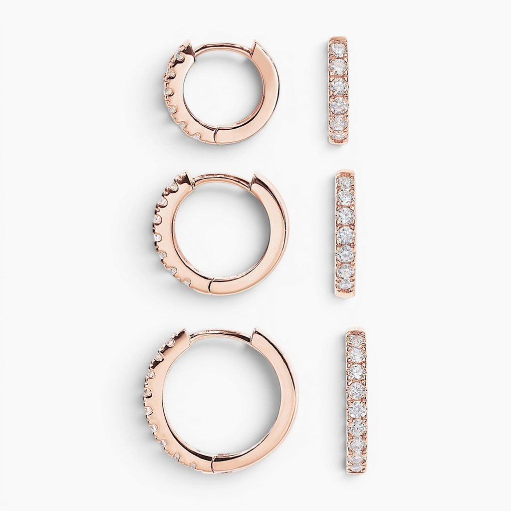 Sienna Small Hoop Earrings Trio