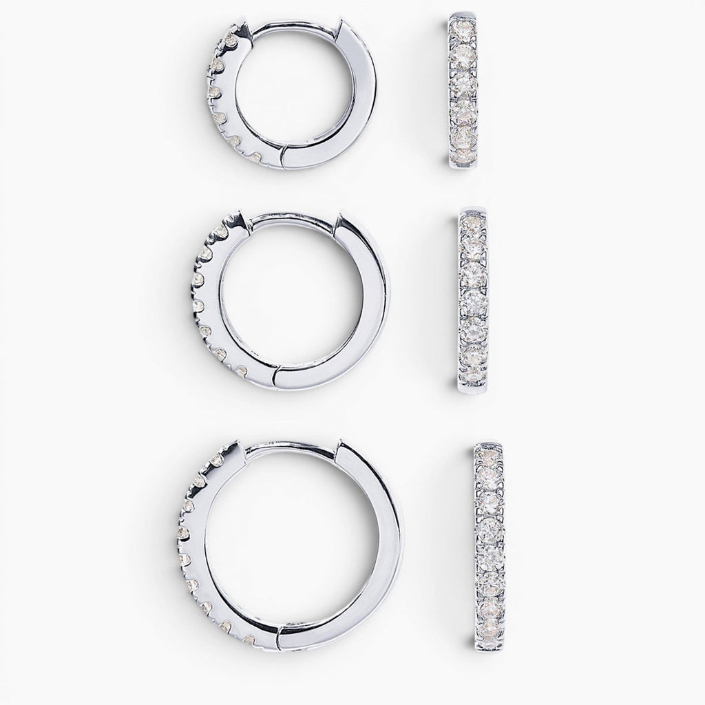 Sienna Small Hoop Earrings Trio